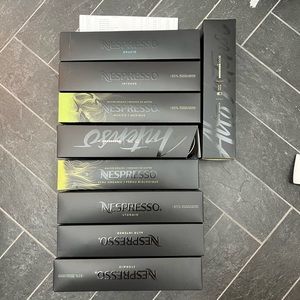 Nespresso Pod 9 packages all new-one box was opened to see size